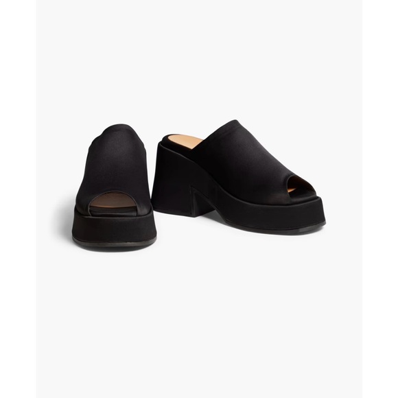 GANNI Satin Platform Mules - Picture 7 of 12